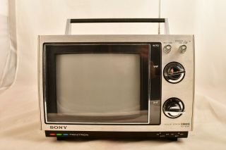 Vintage Sony Trinitron TV KV - 8000 Portable Collector Retro Video Gaming 3