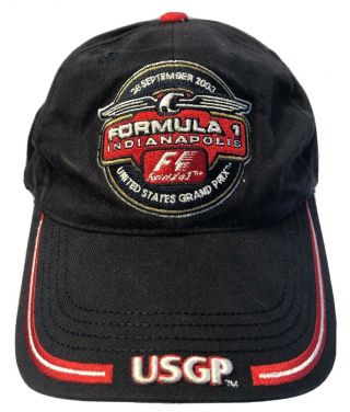 2003 Formula 1 Indianapolis United States Grand Prix Navy Blue Baseball Hat