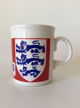 England Cricket Team Coffee Cup Three Lions Logo Made In England