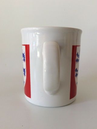 England Cricket Team Coffee Cup Three Lions Logo Made in England 2