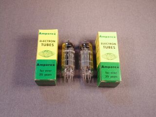 2 7119 Amperex Pq Made In Holland Hi Fi Radio Amplifier Vintage Vacuum Tubes Nos