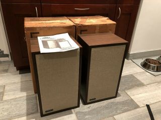 Advent The Smaller Loudspeaker Refoamed Just Installed Grill Cloth Factory Boxes