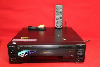 Sony Mdp - 605 Auto Reverse Laserdisc Player - Cd Cdv Ld W/ Remote (cp1063019)