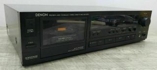 Denon Dr - M30hx Vintage 3 Head Cassette Deck Dolby B - C Nr Hx Pro