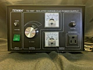 Temna 72 - 1097 Variac Isolated Variable Ac Power Supply