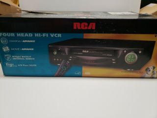 Nib Rca Vr701hf Video Cassette Recorder Player Hi - Fi Vcr In Opened Box
