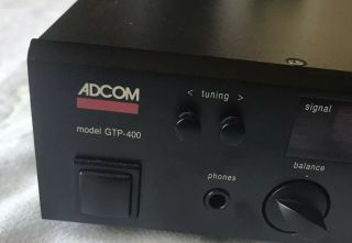 Adcom Gtp - 400 Preamplifier Tuner