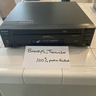 Sony Mdp - 750 Auto Reverse Tri Digital Lsi Laserdisc Player