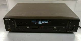 Sony Rcd - W1 Audio Cd Recorder W/gold - Plated Rca 