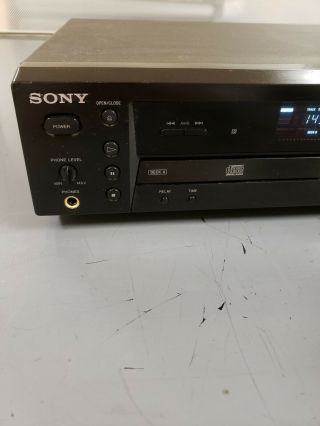 Sony RCD - W1 Audio CD Recorder w/Gold - Plated RCA ' s As Untested/As Defective READ 2