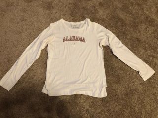 Nike University Of Alabama Women’s Long Sleeve T Shirt - Size L - Slim Fit -