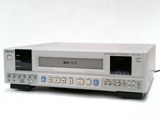 Sony Svo - 2100 Svo2100 Vhs Svhs Vcr Video Cassette Recorder Player S - Vhs Hi - Fi