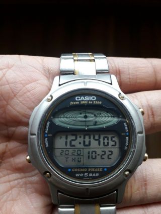 Vintage Casio Cosmo Phase Cgw - 90