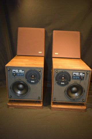 Hard To Find 1980s Design Acoustics Ps 8a Speakers 3 Way Book Shelf