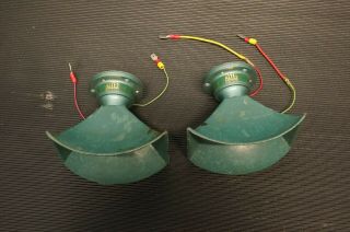 Pair Vintage Altec 3000b Horn Tweeters 16 Ohm Speakers