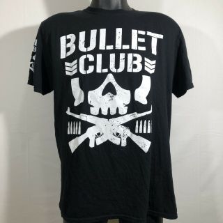 Bullet Club Size Large T - Shirt Japan Pro Wrestling Njpw Pro Wrestling Tees