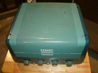 Knight Model 93 SZ 682 tube amplifier with push pull 6L6 output 2
