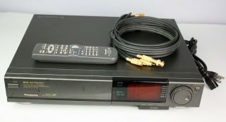 Panasonic Ag - 1960 Stereo Hi - Fi Vhs Vcr Tape Player W/ Remote