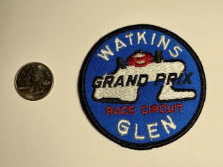 (2) Watkins Glen Grand Prix Race Circuit Patches