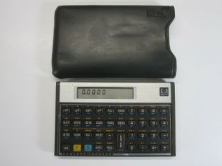 Hewlett Packard Hp 11c Vintage Scientific Calculator With Case - Great