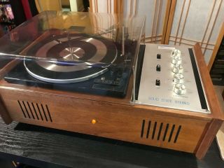 See Video Demo Electrophonic Stereo Model 408 Bsr Record Player Serviced/refurb
