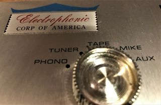 See VIDEO Demo Electrophonic Stereo Model 408 BSR Record Player SERVICED/REFURB 2