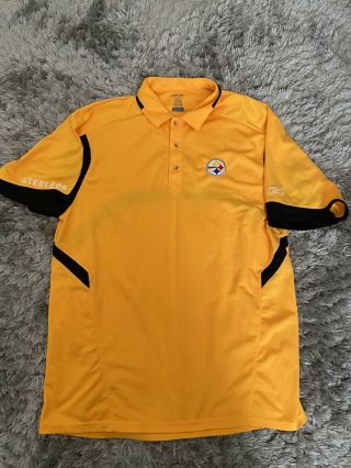 Pittsburgh Steelers Reebok Polo Shirt Men 