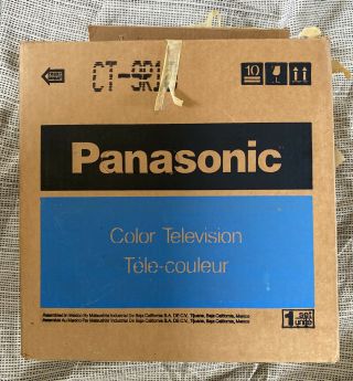 Panasonic Ct - 9r10t Color Crt Tv Brand
