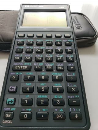 Hp 48gx Hewlett Packard Calculator With High Contrast Display In