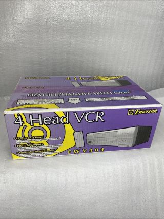 Emerson Ewv404 Vcr 4 Head 19 Micron Player Recorder