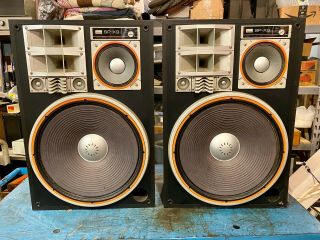 Sansui Sp - X9 Speakers 5 Way 7 Speaker System - 300w,  8ohm -