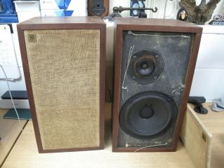 Vintage Acoustic Research Ar 4x Bookshelf Speakers Rare Boxes Pair