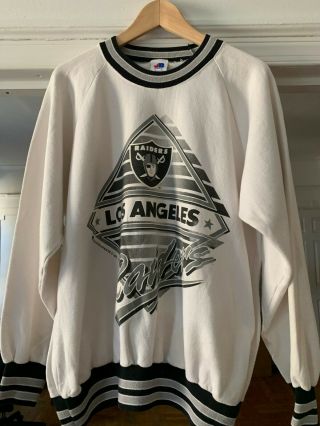 Los Angeles Raiders Vintage 1990s Sweatshirt Starter Nfl Nike