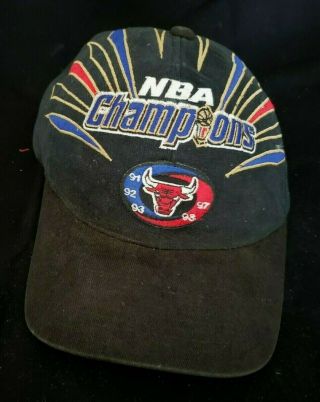 1998 Michael Jordan Chicago Bulls Nba Finals Official Starter Hat