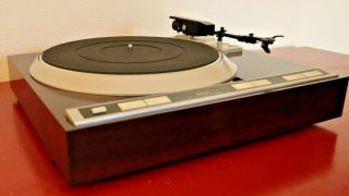 Denon Dp37f Direct Drive Turntable Fully W/dust Cover