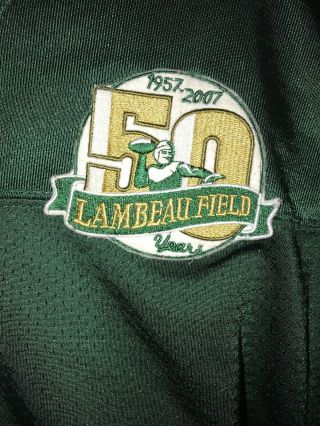 Brett Favre Green Bay Packers Lambeau Field 50 Years RBX Jersey 4 2XL 2
