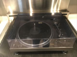 Vintage Technics Sl - 1350 Direct - Drive Automatic Turntable Player With Dust Cover