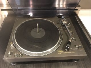 Vintage Technics SL - 1350 Direct - Drive Automatic Turntable Player With Dust Cover 2