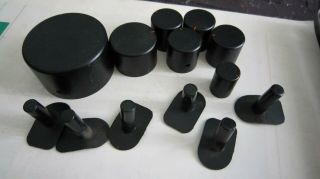 SANSUI AU 717 AND OTHERS KNOBS AND SWITCH COVERS COMPLETE SET 2