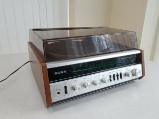 Sony Hp - 510 Solid State Stereo Music System Turntable Record Player Am/fm Receiv