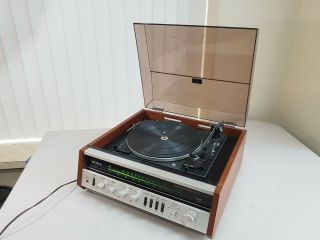 Sony HP - 510 Solid State Stereo Music System Turntable Record Player AM/FM Receiv 2