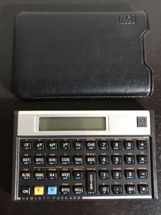 Vintage 1980s Hewlett Packard Hp 15c Scientific Calculator W/ Case Usa