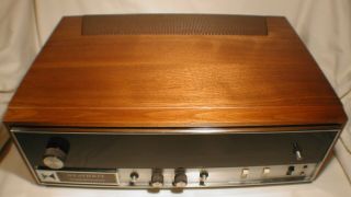 Vintage Heathkit FM Stereo Solid State Tuner Model AJ - 15 Wood Cabinet 2