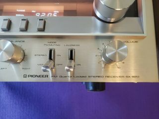 Vtg 1980 Pioneer SX - 820 Stereo Receiver great. 2