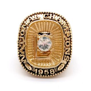 1958 Lsu Tigers National Championship Ring Sec Championship
