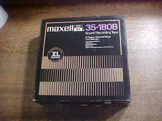 Maxell Ud Xl 35 - 180b Back Coated Metal 10.  5 Nab Pro Reel To Reel Tape 4 Total