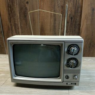 Vintage Sears Sr 1000 Television Model 401 - 50060450,  1986 Crt
