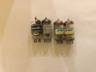 Quad Of Gec Tubes Ef86/6267 And 12at7