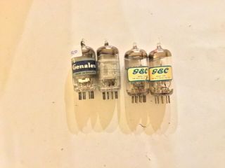 Quad of gec tubes ef86/6267 and 12at7 2