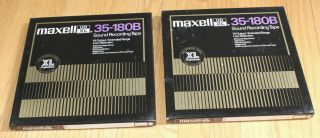 Maxell Ud Xl 35 - 180b 10.  5 " Metal Reel Professional Backcoated Soft Rock Pop